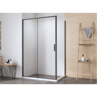 Душевой уголок Aquanet Pleasure Evo AE65-120x80-BT 324134 120x80 см профиль чёрный матовый стекло прозрачное