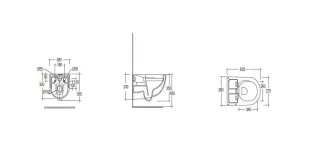 Умный унитаз Kludi Cleantronic 16WCW0143 безободковый белый