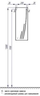 Шкаф Акватон Минима правосторонний белый 1A001803MN01R
