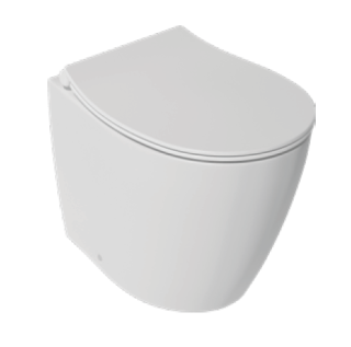 Приставной унитаз Isvea Sentimenti Neo 10SM10004SV безободковый крышка микролифт белый