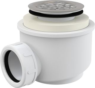 Сифон для душевого поддона AlcaPlast с нержавеющей решеткой A46-50