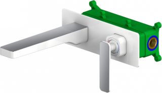 Встраиваемый смеситель для раковины Timo Torne хром/белый 4371/00-16SM