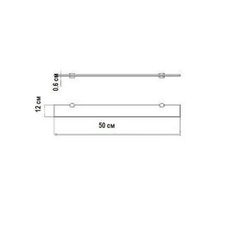 Полка Акватон Ария 50см 1A140403AA010