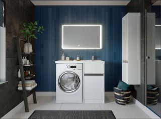 Раковина Акватон Лондри правая 105см 1A72223KLH010