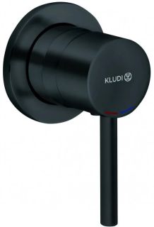 Встраиваемый смеситель для душа Kludi Bozz чёрный матовый 389253976