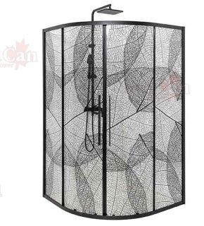 Душевой уголок AvaCan HB 100x100 см чёрный