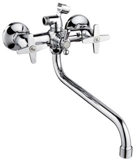 Смеситель для ванны с душем РМС SL72-143 хром