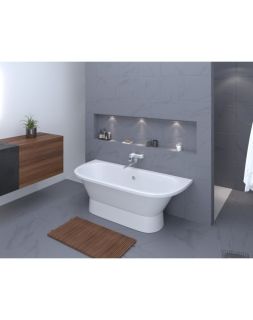 Ванна из искусственного камня Фэма Стиль Монро на подиуме 169x75 см