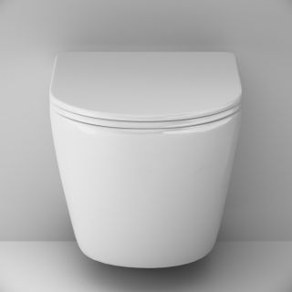 Унитаз подвесной AM.PM Like C801900SC  безободковый с сиденьем микролифт