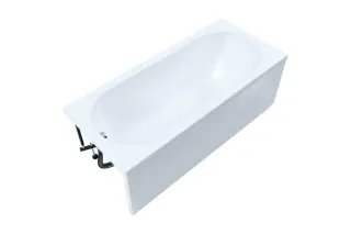 Акриловая ванна Aquanet Lotos 347883 170x75 см с каркасом с боковой и фронтальной панелями