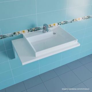 Раковина над стиральной машиной СанТа Юпитер 900121 80см правая белый