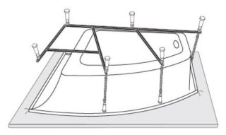 Каркас для ванны VagnerPlast Hapi 170 VPK170110