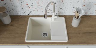 Кухонная мойка Florentina Пьемонт 650 песочный