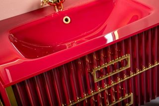 Раковина Armadi Art Monaco 80см бордо 852-080-BR