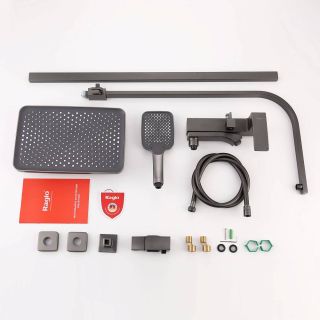 Душевая стойка Raglo R01.24.09 графит