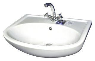 Мебельная раковина Rosa Уют 4620008192765 55см белый