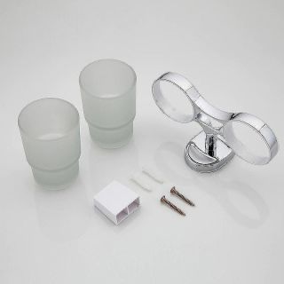 Стакан для зубных щеток Frap F1908 хром