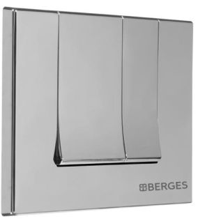 Кнопка смыва Berges Novum хром глянец 040043