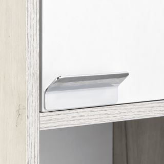 Шкаф Акватон Флай правый белый/дуб крафт 1A237903FAX1R