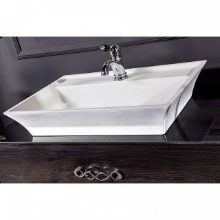 Раковина накладная Boheme Neoart белый 811