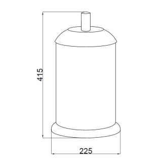 Ведро Boheme Murano Crystal хром 10914-CRST-CH
