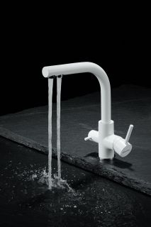 Смеситель для кухни Paulmark Essen Es213011-431TW белый матовый