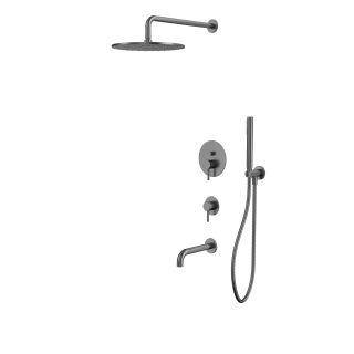 Душевой комплект WHITECROSS Y YSET07GM оружейная сталь