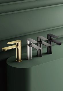 Смеситель для раковины Splenka S222.10.06 чёрный