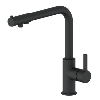 Смеситель для кухни Wonzon & Woghand WW-88458008-MB c подключением фильтра чёрный матовый