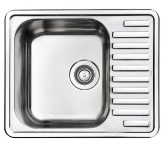 Кухонная мойка IDDIS Strit STR58SDi77S с сифоном 58см сталь