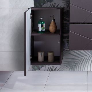 Шкаф навесной Бриклаер Кристалл 4627125414619 35 см графит