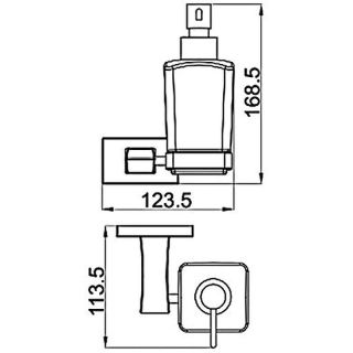 Дозатор для жидкого мыла Gappo G0727 хром