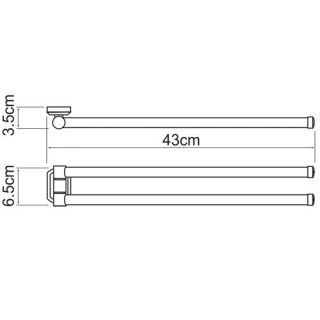 Wasserkraft Oder K-3031 Держатель полотенец рога