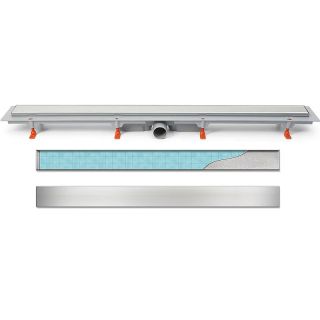 Душевой лоток Veconi Klasik N 950 V950KN с решеткой Хром глянцевый под плитку