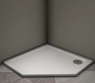 Душевой поддон из искусственного камня Veconi Tezeo 90x90 TZ12-90T-01-19C3 Белый