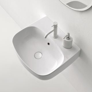 Раковина Kerasan Nolita 534101*1 белая 60 см