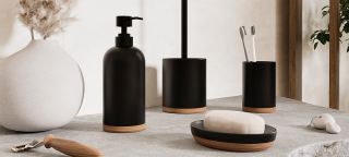 Ершик для унитаза WasserKRAFT Vils K-6127 Черный