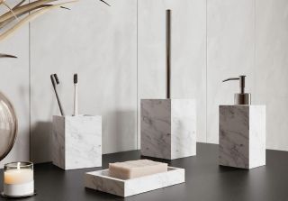 Мыльница WasserKRAFT Kammel K-9129 Белый мрамор