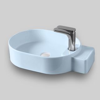 Раковина ArtCeram Cartesio CAL001 32 99 Акция  голубая 50 см