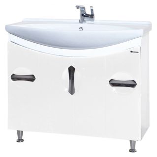 Тумба под раковину Bellezza Лагуна 105см белый 00000001369