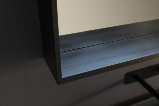 Зеркало Allen Brau Reality 1.32019.BB с подсветкой Черный браш