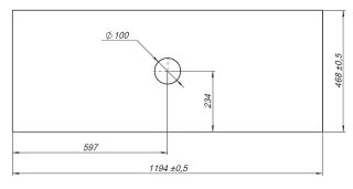 Столешница под раковину Allen Brau Fantasy 120 1.11011.DG-S Пепел