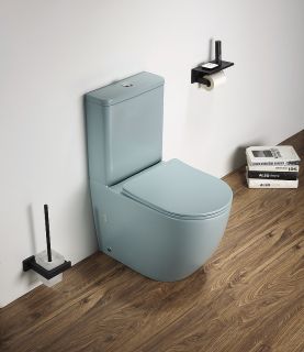 Унитаз CeramaLux 2166XMLG с бачком и сиденьем Микролифт