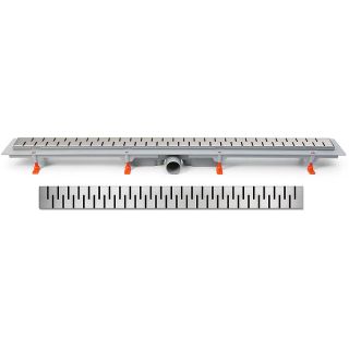 Душевой лоток Veconi Medium N 350 V350MN с решеткой Хром глянцевый