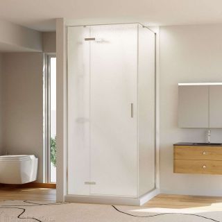 Душевой уголок Veconi Rovigo RV-073R/L, 1000х1000х1950, хром, стекло дождь