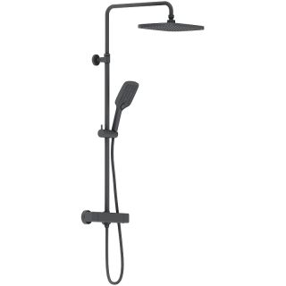 Душевая стойка Damixa Gala 953800300 с термостатом Черная матовая