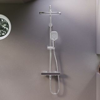 Душевая стойка Damixa Gala 953810000 с термостатом Хром