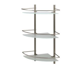 Wasserkraft K-3733 Полка стеклянная тройная угловая