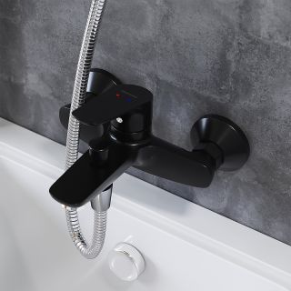 Смеситель для ванны Damixa Jupiter 771000301 чёрный матовый