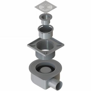 Душевой трап Boheme Smart Design 984-10-CR 10см хром